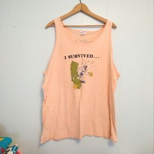 1989 Vintage Tank Top Interhash Urban Run San Diego